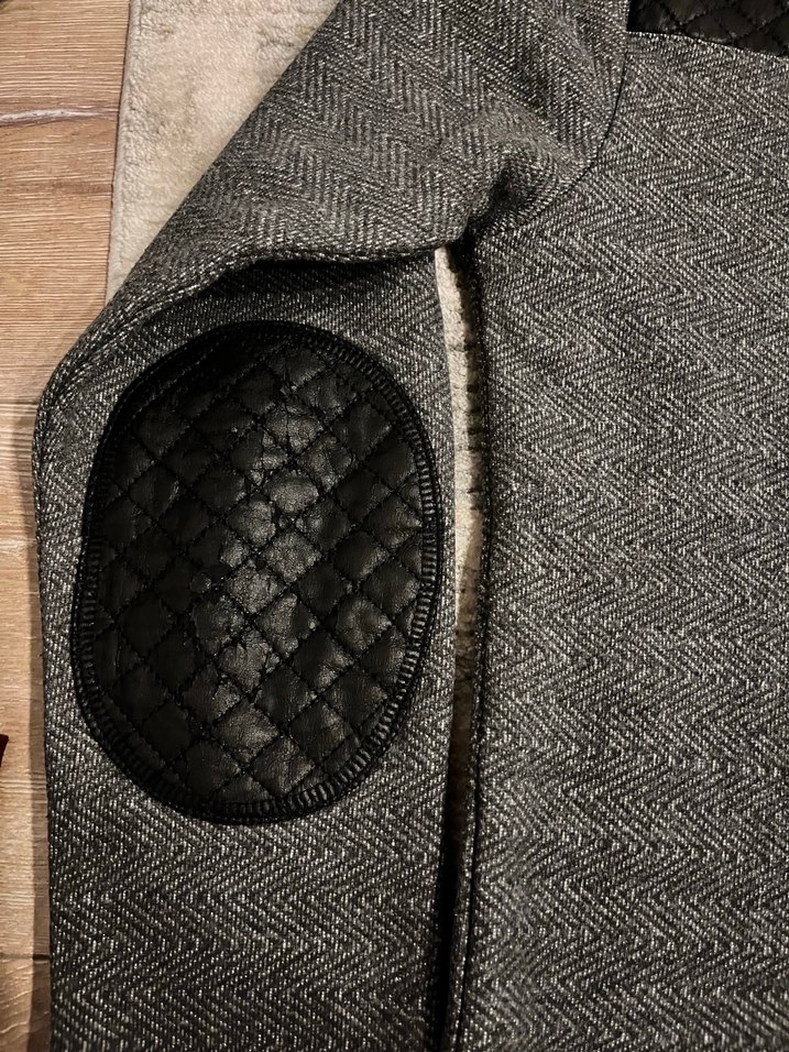 Gri deri Desenli Erkek Sweatshirt - Görsel 4