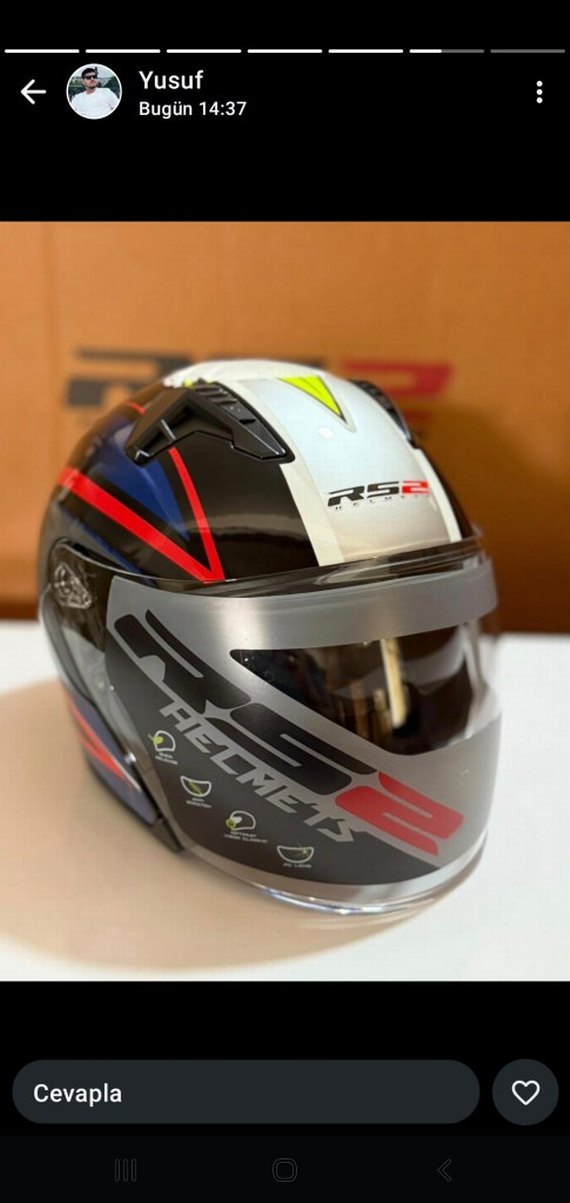 yarım gözlüklü kask - Görsel 4