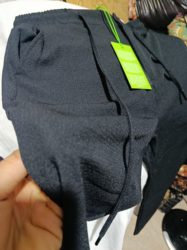 Erkek Siyah Kuşaklı kumaş pantolon - Görsel 3