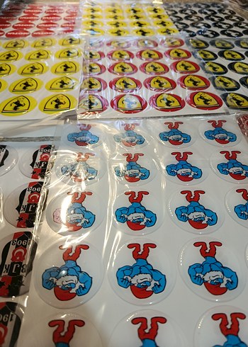 Renkli Vintage Erkek Rozetleri - Görsel 2