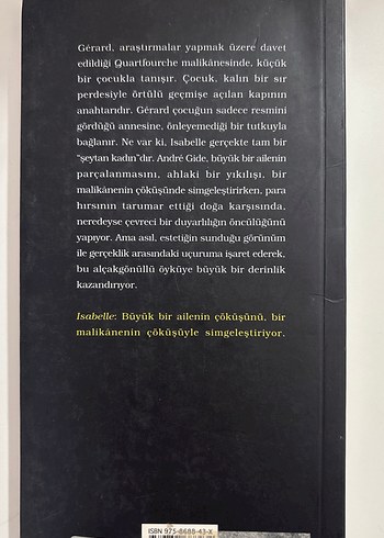 Isabelle - André Gide Roman - Görsel 2