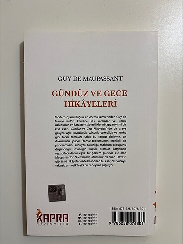  Guy de maupassant - Gündüz ve gece hikayeleri