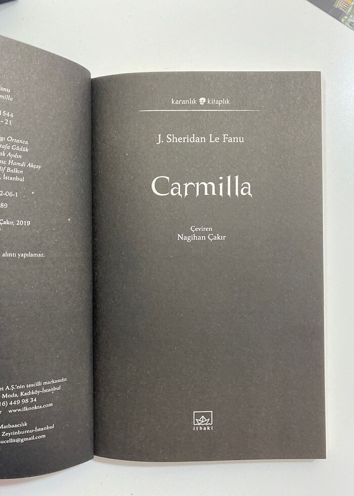 Carmilla - J.Sheridan Le Fanu - Görsel 3