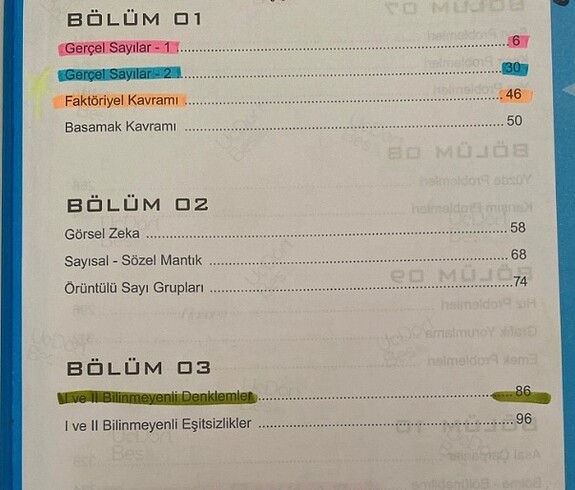 Beden TYT MATEMATİK SORU BANKASI