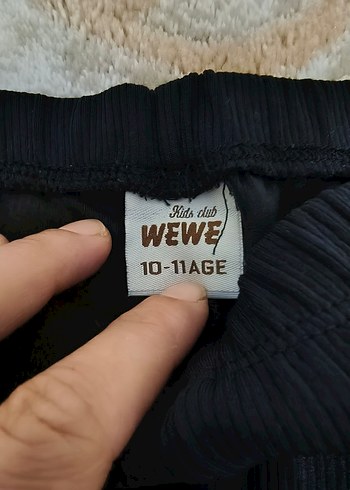 kız çocuk yırtmaçlı pantolon - Görsel 2