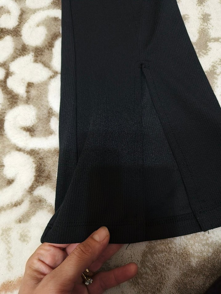 kız çocuk yırtmaçlı pantolon - Görsel 3