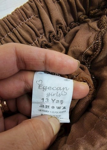 Kahverengi kız çocuk eşofman altı - Görsel 2
