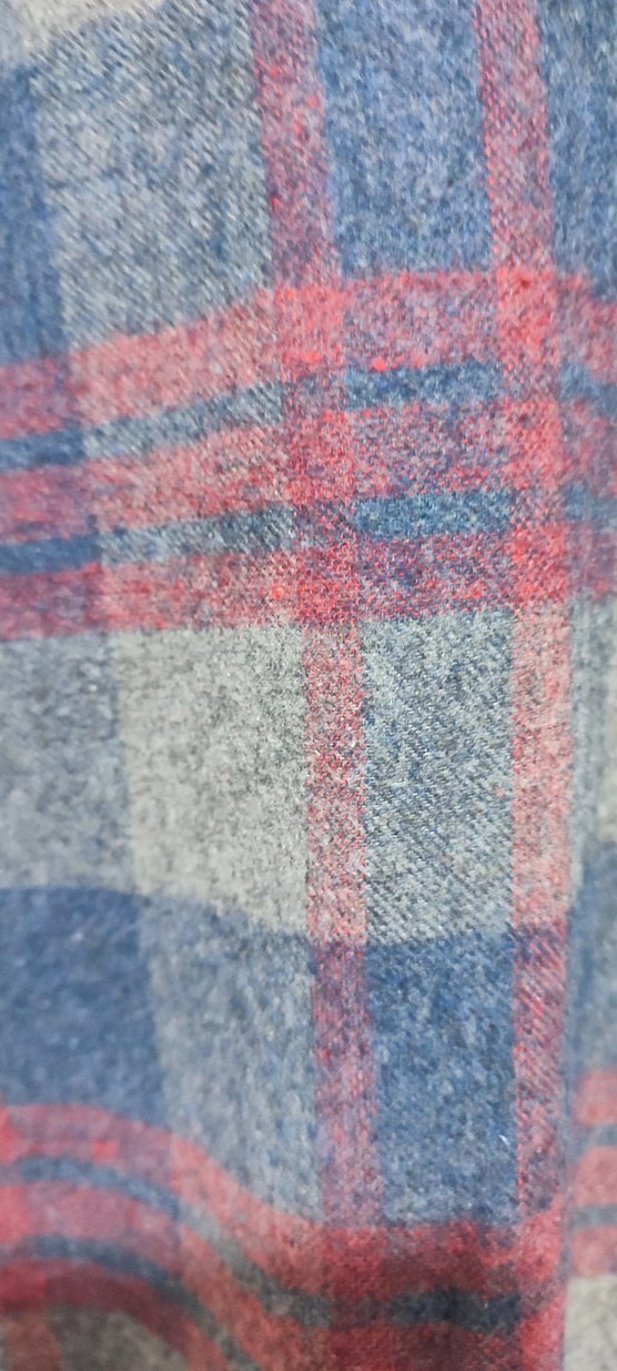 Düğmeli Uzun Kollu Ekose Kadın Gömlek - Görsel 3