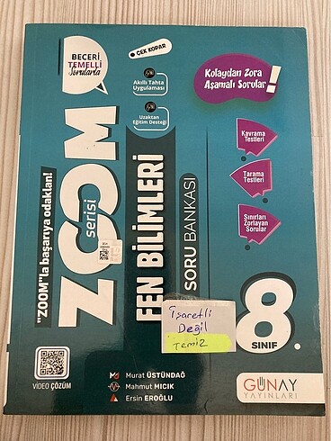 Zoom fen bilimleri soru bankası 8