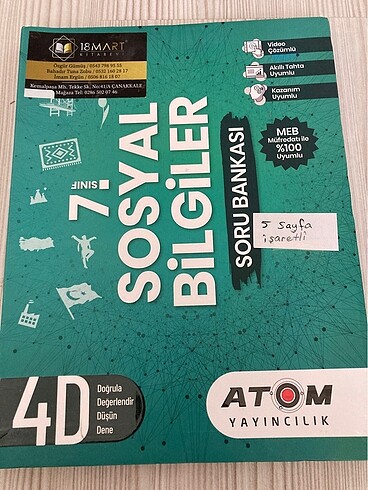 Sosyal bilgiler 7. Sınıf soru bankası