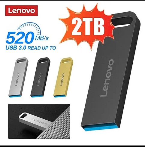 Orjinal Lenovo 2 tb flaş disk