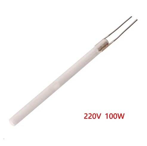 2 pinli 220 volt 100 wat seramik havya ısıtıcı porselen