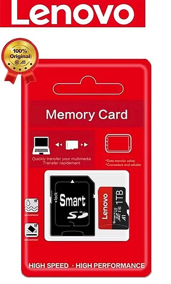 Orjinal lenova 1 tb sd kart