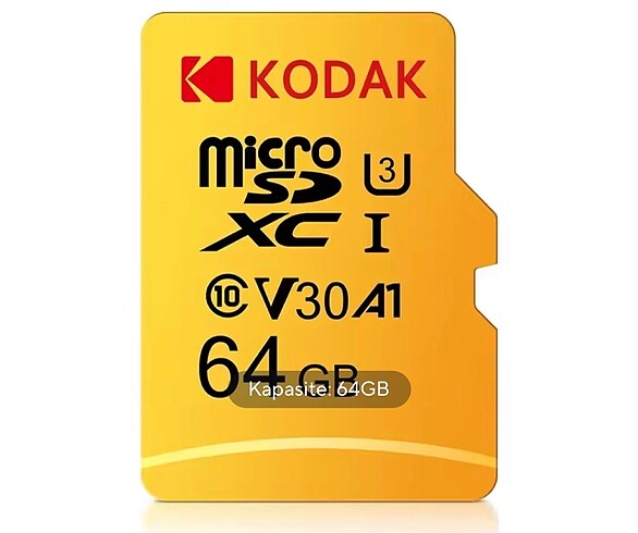 Orjinal kodak 64 gb sd tf kart