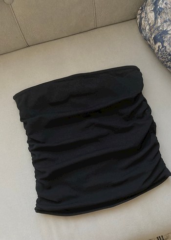 Bershka Siyah straplez üst