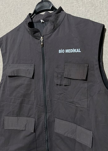 xxl Beden siyah Renk Bio Medikal İş Yeleği