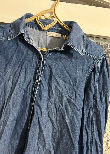 m Beden OXXO Denim Uzun Kollu Gömlek 40