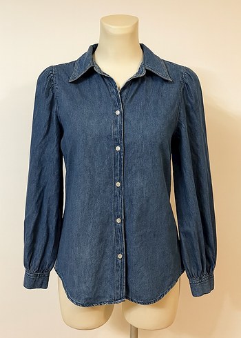  OXXO Denim Uzun Kollu Gömlek 40