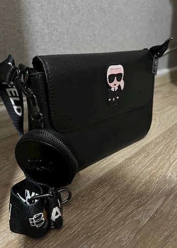 Karl Lagerfeld Karl Lagerfeld Siyah Çapraz Çanta