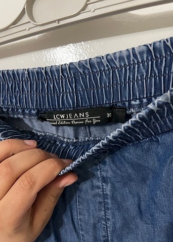LCW Jeans Lastikli Bel Pantolon - Görsel 4
