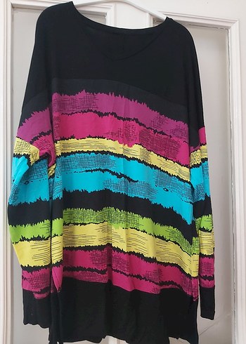 sadece bir kez giyildi yeni temiz pamuklu penye büyük beden - Görsel 2