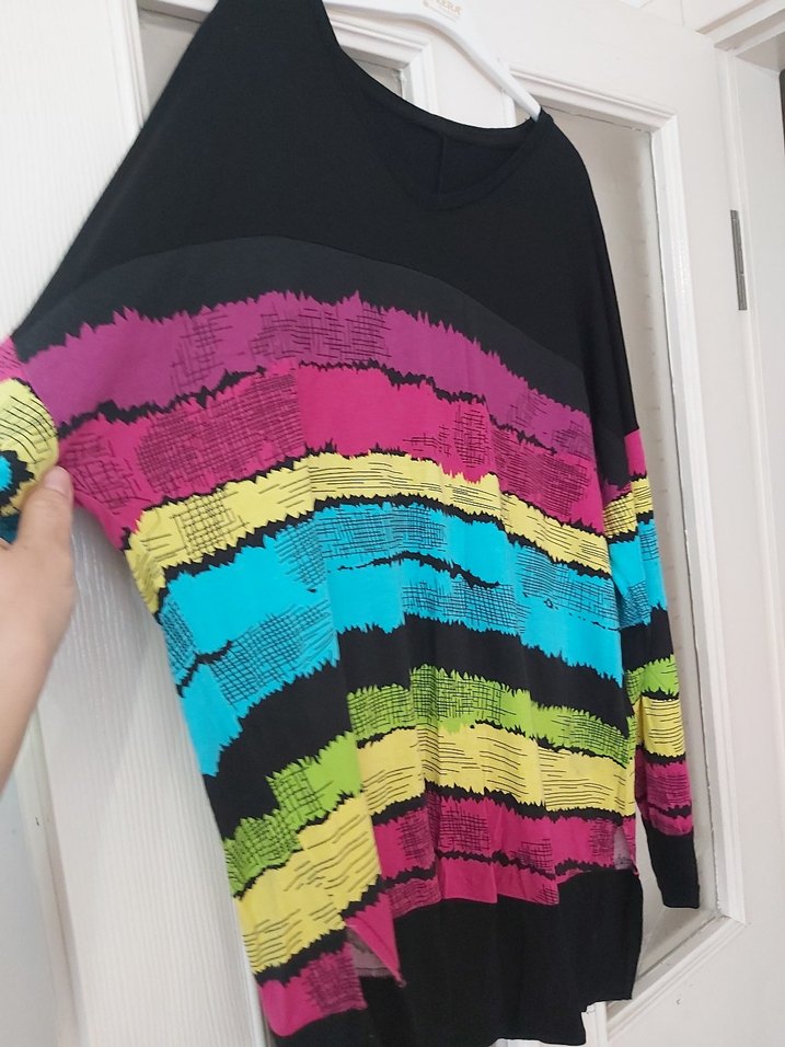 sadece bir kez giyildi yeni temiz pamuklu penye büyük beden - Görsel 5