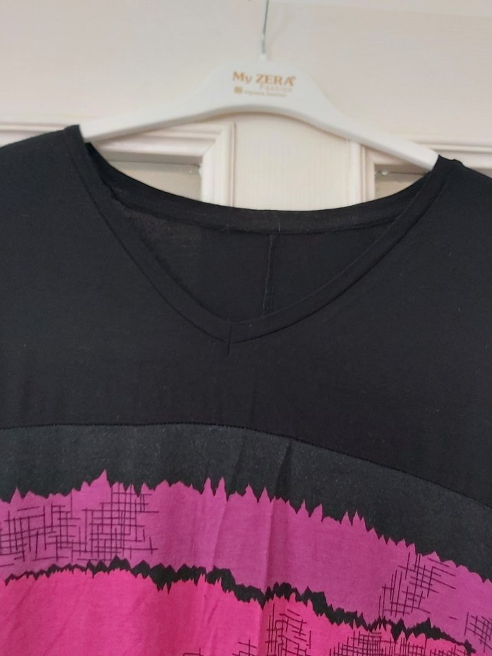 sadece bir kez giyildi yeni temiz pamuklu penye büyük beden - Görsel 3