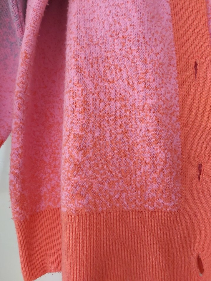 Kadın Çok Renkli Bağlamalı Örgü Hırka - Görsel 2