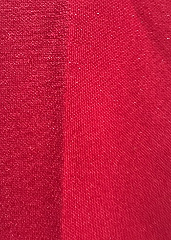 Bordo V Yaka Drapeli Uzun Kadın Tulum - Görsel 4