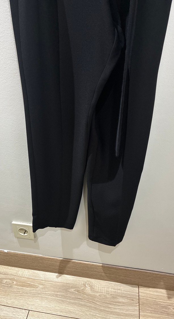 Adil ışık kadın siyah yarım kollu tulum - Görsel 4