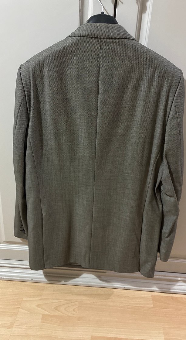 Klasik Gri Erkek Blazer Ceket 48 beden hiç giyilmedi — görsel 3/5