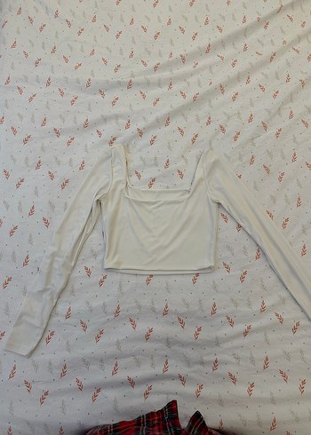 Kadın Beyaz Uzun Kollu Basic Bluz - Görsel 2