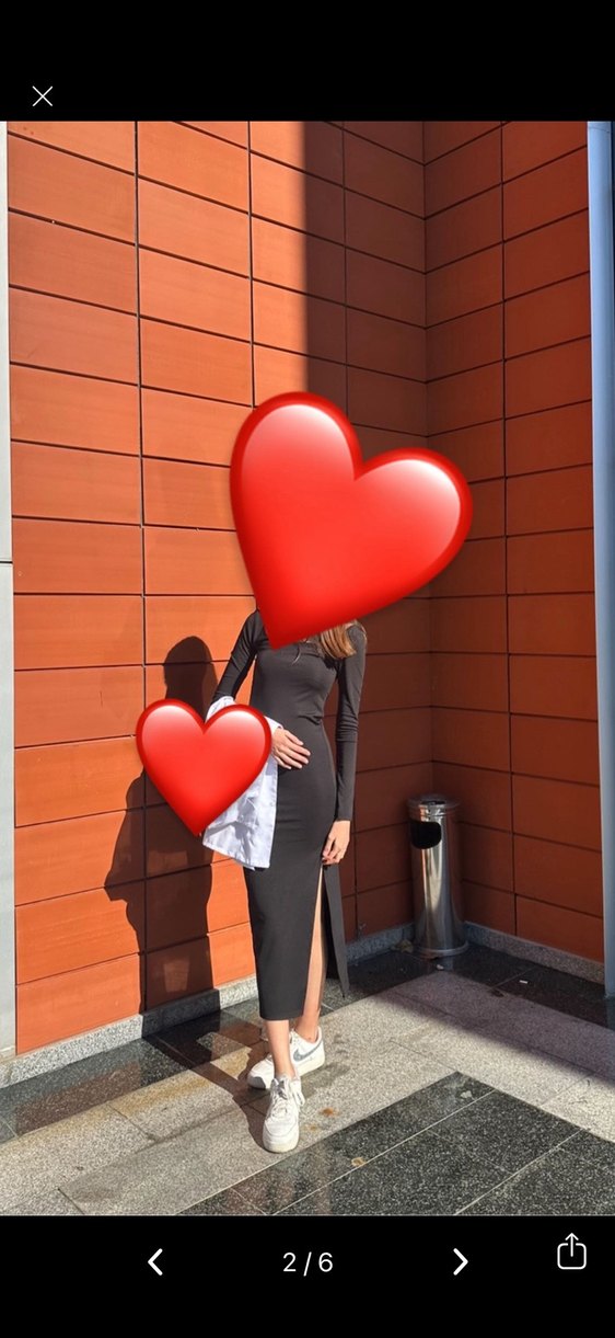 Uzun Kollu Siyah Drapeli Uzun Elbise - Görsel 2