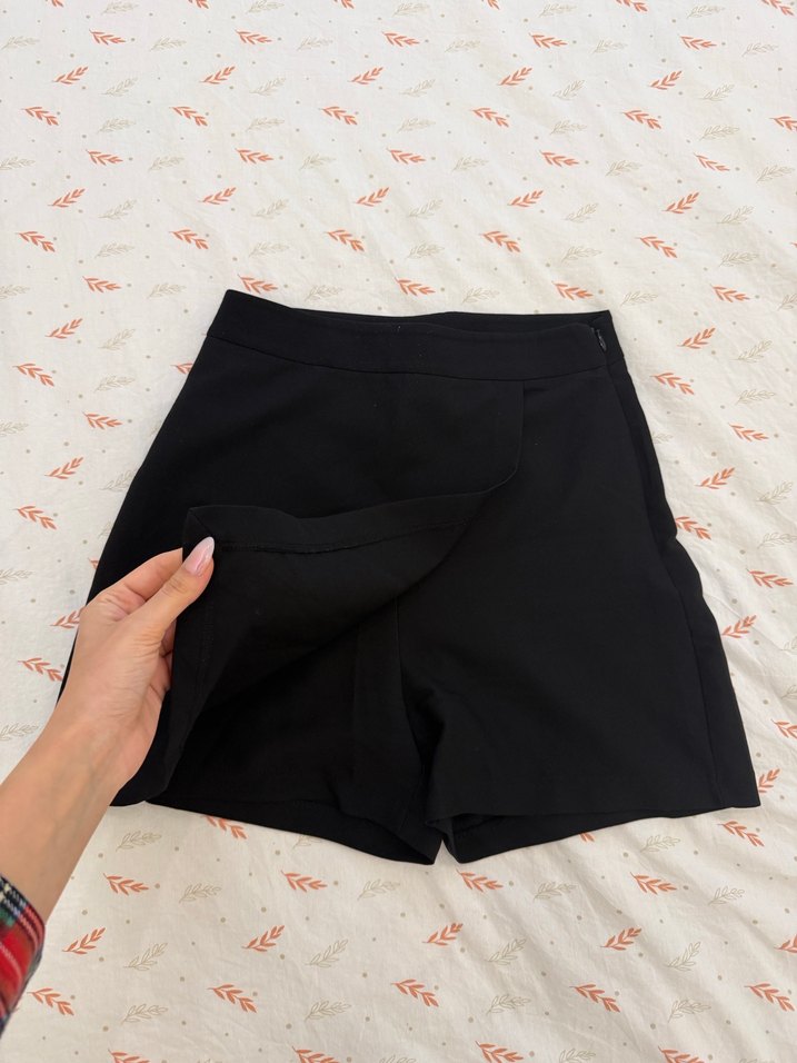 Siyah Mini Etek, Dar Kesim, Günlük - Görsel 2