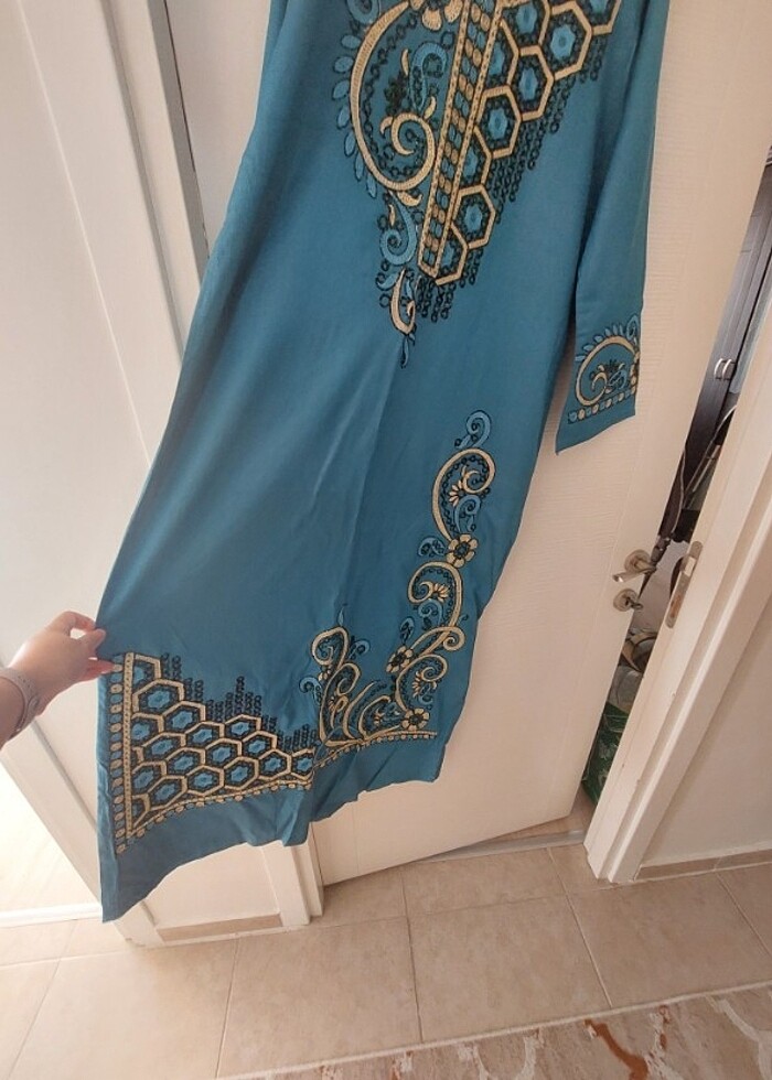 Uzun elbise  - Görsel 4