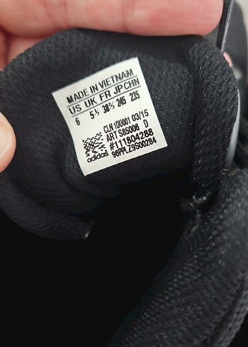 Erkek Çocuk Siyah Adidas Spor Ayakkabı - Görsel 4