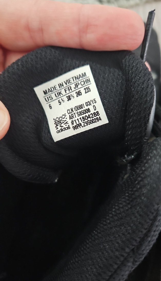 Erkek Çocuk Siyah Adidas Spor Ayakkabı - Görsel 4