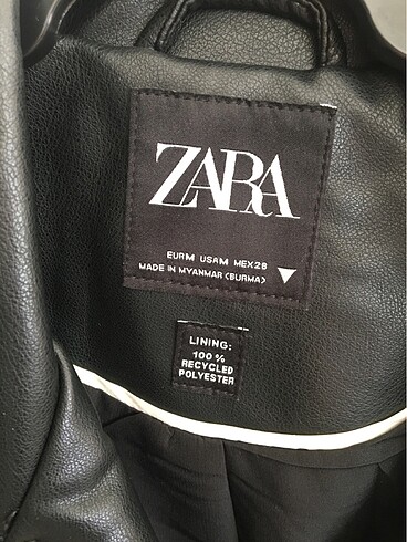 Zara Zara deri ceket