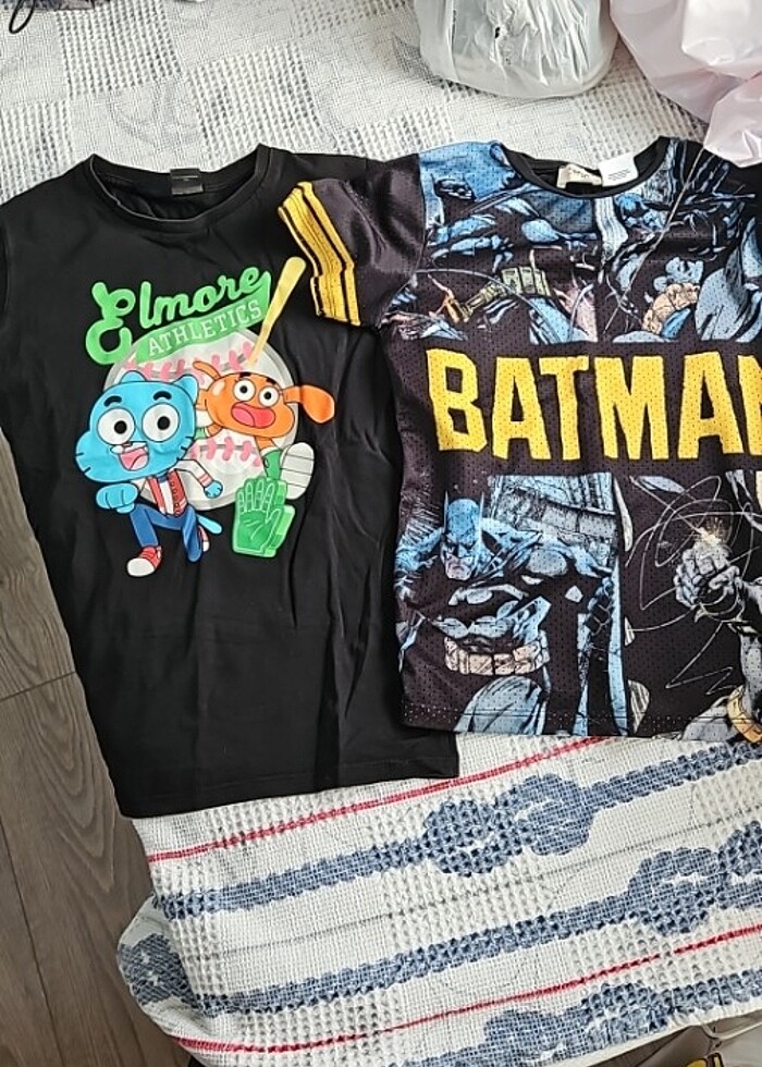 7-8 yaş tişört  2 adet - Görsel 2