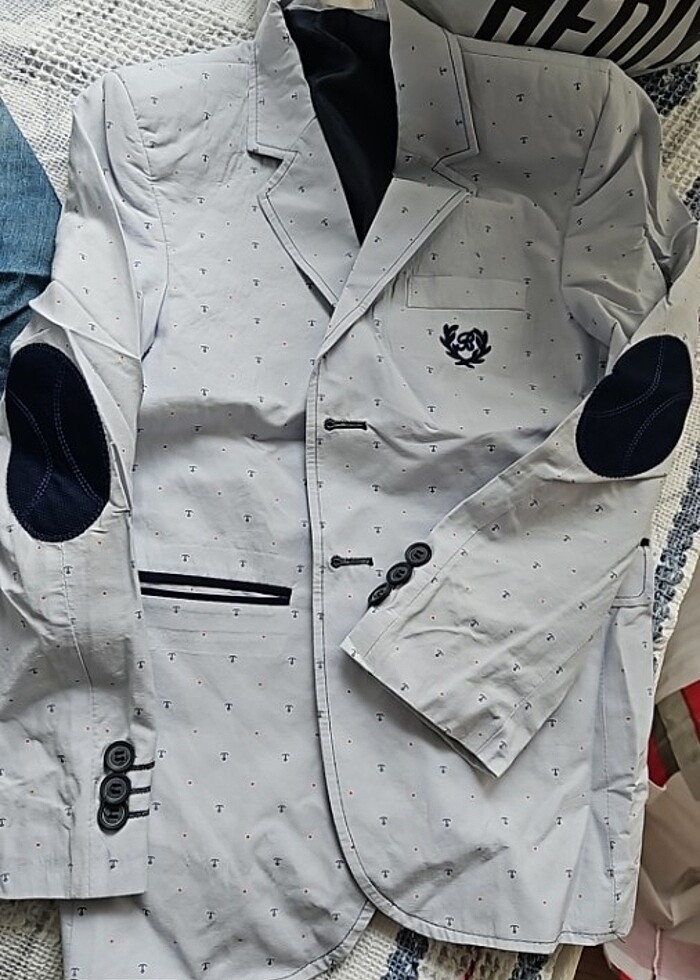 6-7 yaş kot gömlek ve ceket  - Görsel 4