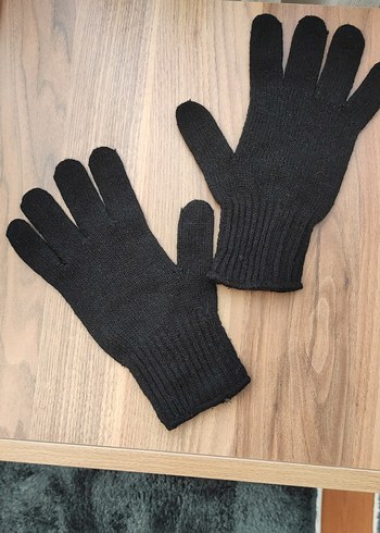 Beden XXXL Siyah erkek Örgü Yün Eldiven sıfır ayarında Tertemiz