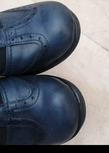 Diğer 38 numara Mavi Tokalı Kadın Dolgu Topuk Ayakkabı