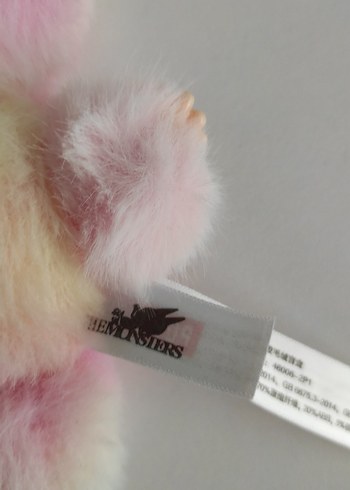 Beden Labubu Pembe Pastel Peluş Oyuncak büyük boy ölçü fotoğraflarda