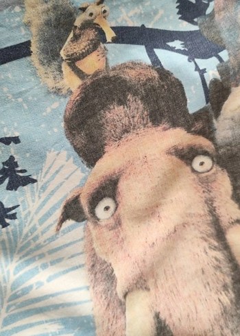 Baskılı Gri Dinozor Desenli Yastık - Görsel 8