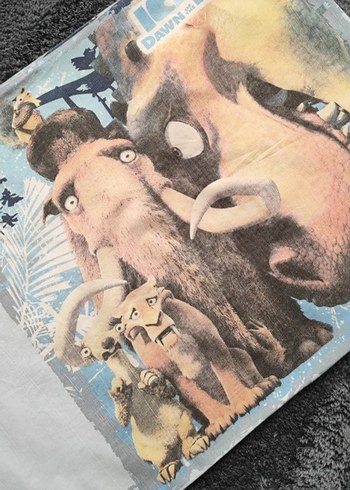 Baskılı Gri Dinozor Desenli Yastık - Görsel 7