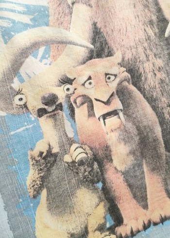 Baskılı Gri Dinozor Desenli Yastık - Görsel 10