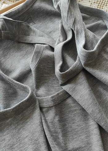 Gri Kolsuz ikili erkek atlet temiz kusursuz - Görsel 6