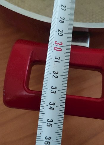 Beyaz Seramik Kaplama Kırmızı Tencere - Görsel 7