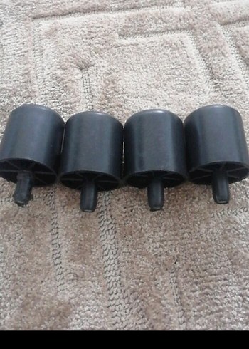 Siyah Mobilya Ayağı Seti - Görsel 2