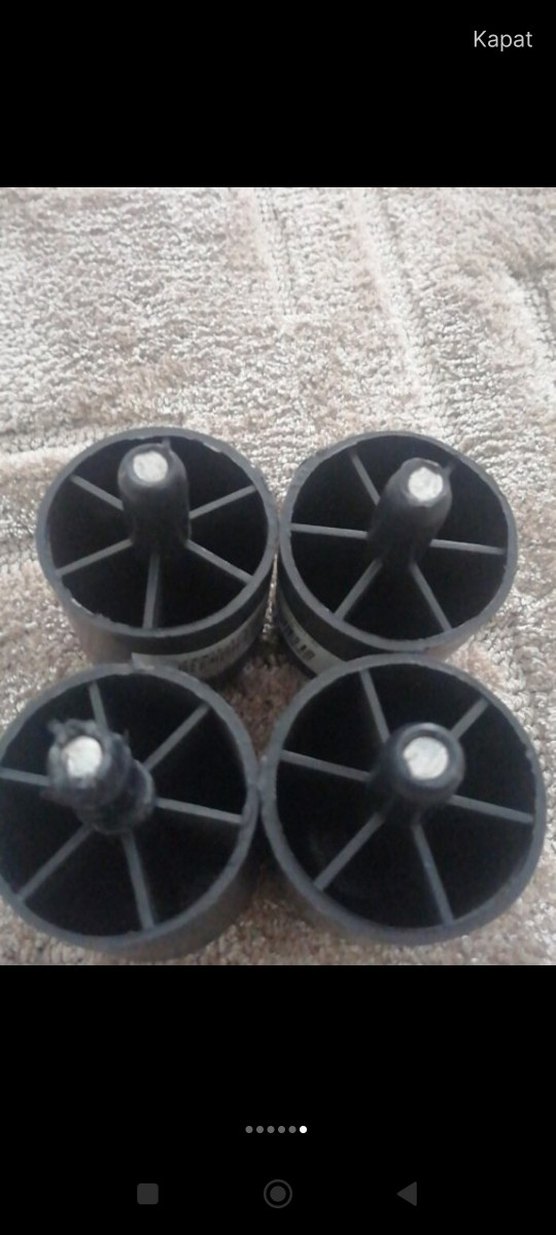 Siyah Mobilya Ayağı Seti - Görsel 3